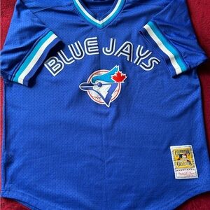 Mitchell & Ness Royal Blue Cooperstown Collection Mesh Jersey Patch